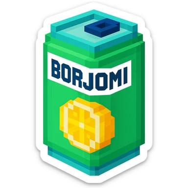 Borjomi lemonade sticker