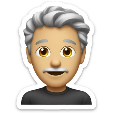 Abstract Humor sticker