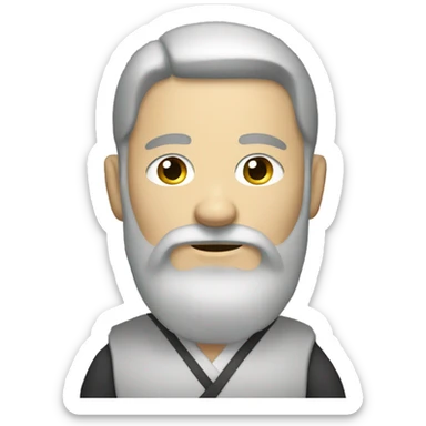 bearded white man with kimon sticker