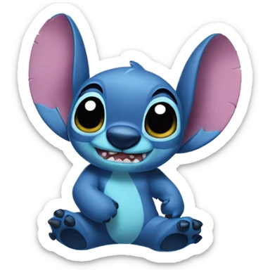 Stitch from kilo and stitch sticker