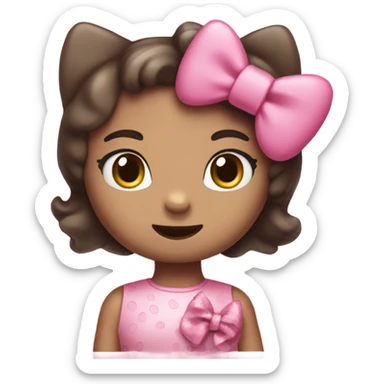 Pink hello kitty sticker