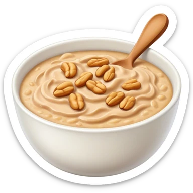 Peanut butter oatmeal sticker