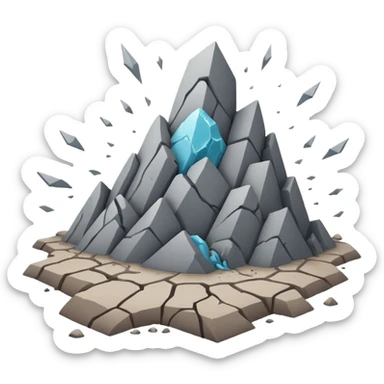 Earthquake image sticker
