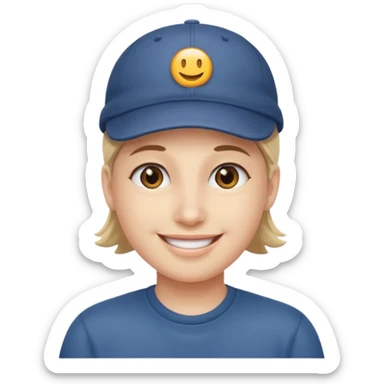 👌😁🧢 Combine these emojis and please, no body, just the head. sticker