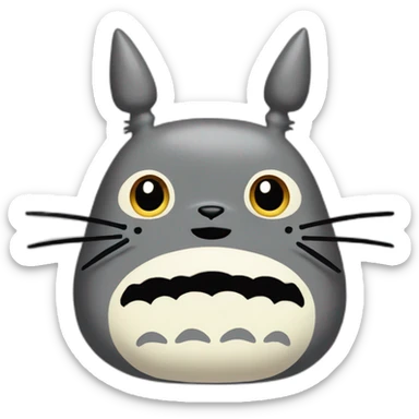 totoro-(proportional) sticker