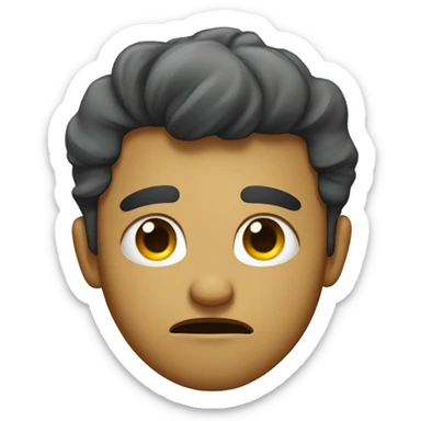 Star with a frowny face sticker