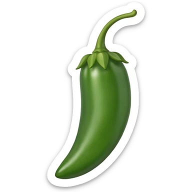 green jalapeno sticker