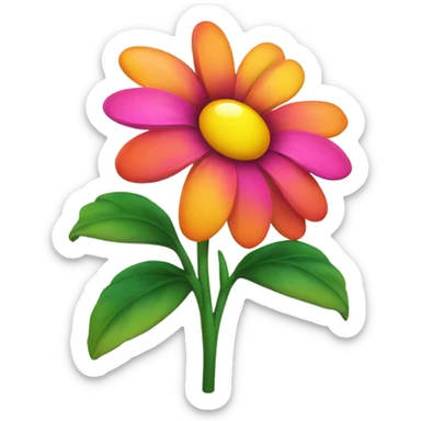 Flor de verano  sticker