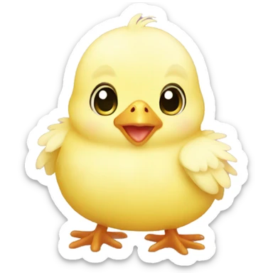 baby chick sticker