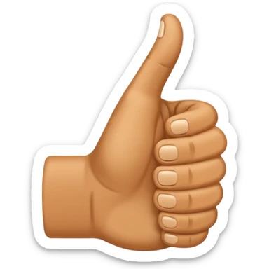 Combine a thumbs up emoji with a foot emoji sticker