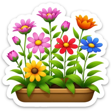 Grow a garden sticker
