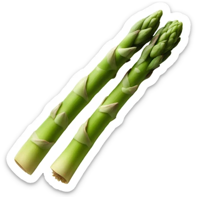 a spear of asparagus  sticker