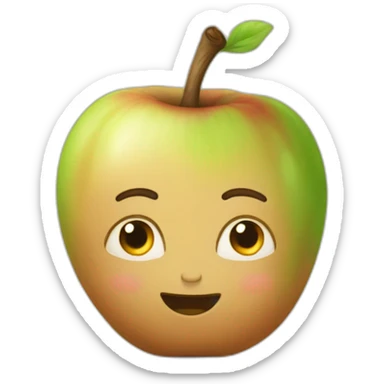 pomme de terre enfant  sticker