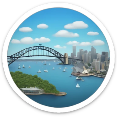 Sydney harbor sticker