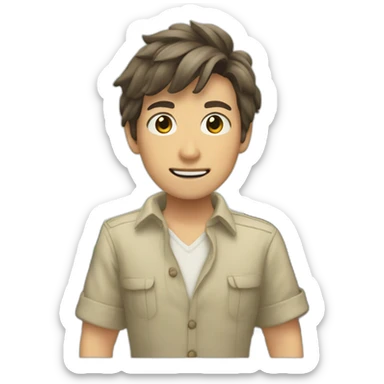 Interior designer bale ghibli studio sticker