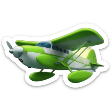 seaplane amphibian sticker