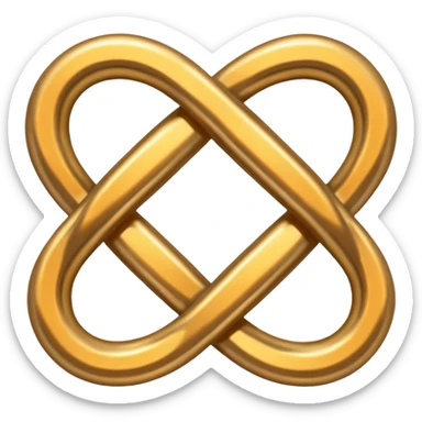 Culpa mia daki sonsuzluk düğümü sticker