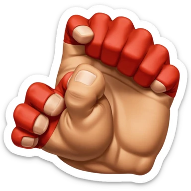
right fist strike sticker