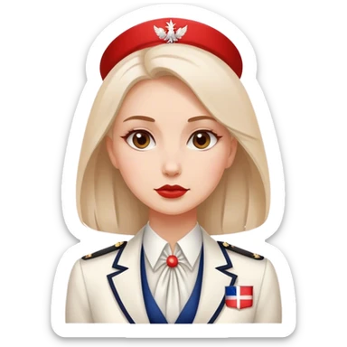 nationalist nationalist nationalist patriot patriot polish woman formal poland sticker