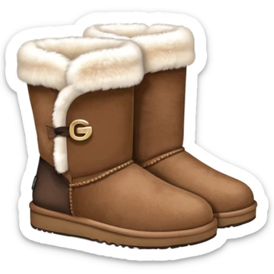 Give me some uggs and make them small a tiny bit smaller sticker