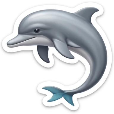 High resolution of dolphin sticker