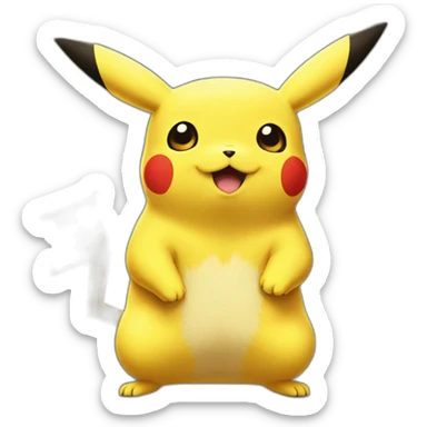 Pikachu sacha sticker
