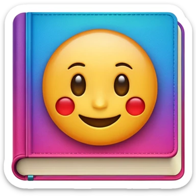 emoji de la premiere couverture du livre comme toi  sticker