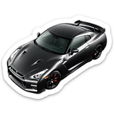nissan gtr35 drive a toyota supra mk4 sticker
