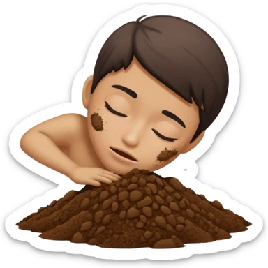 faceplant when someone falls flat on their face sticker