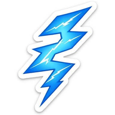 voltage electricity lightning bolt sticker