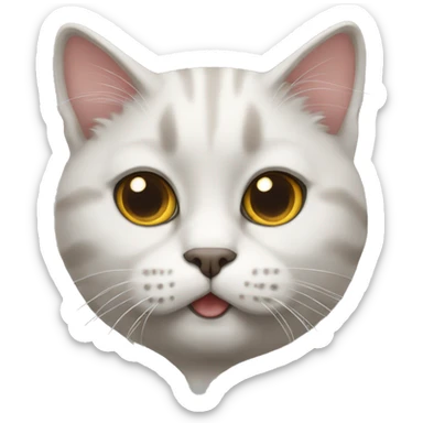 Scottish cat sticker
