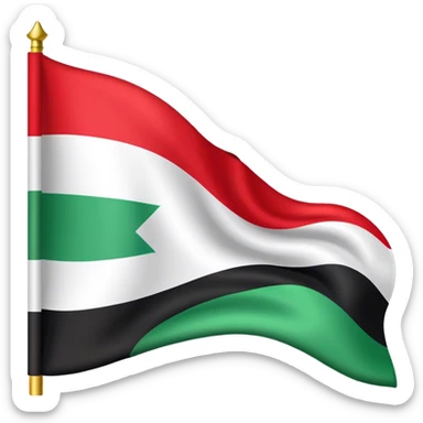 Free syria flag sticker
