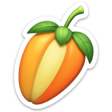 Сделай логотип Fl Studio светящийся sticker