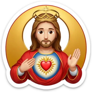 Sacred heart of Jesus sticker