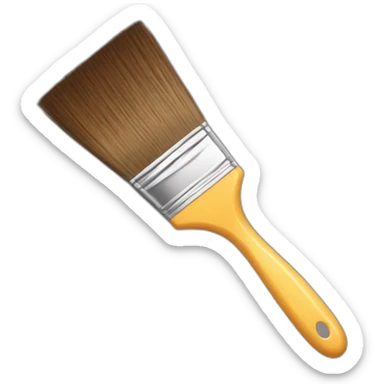 art painting brush sticker