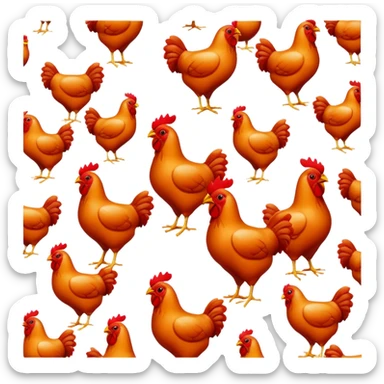 give me a buldak chicken emoji sticker