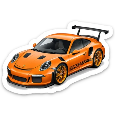 Porsche 911 gt3 rs sticker