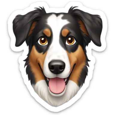 dog australian shepard sticker