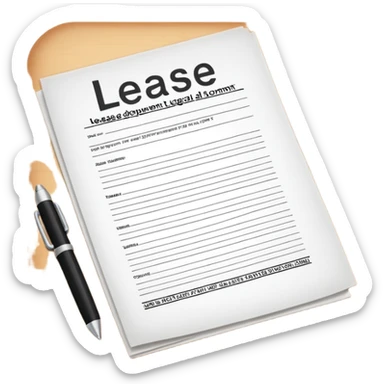 Lease sticker