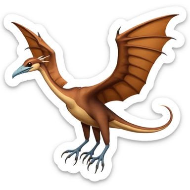 Make a quetzalcoatlus accurate  sticker