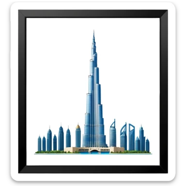 Burj khalifa sticker