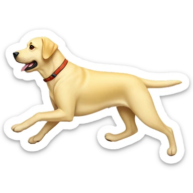 Yellow lab hunting sticker