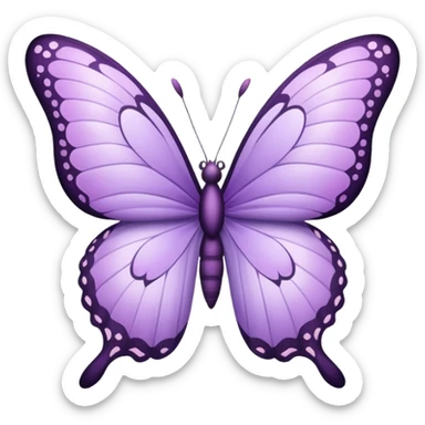 borboleta lilas sticker