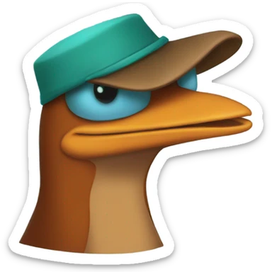 Perry the Platypus sticker
