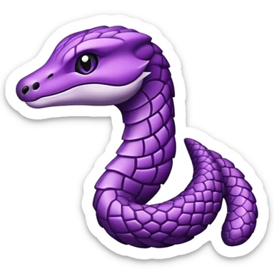 Purple diamondback logo sticker