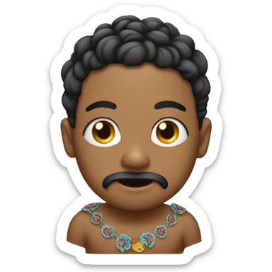 Chancla con tatuajes  sticker