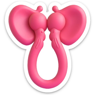 3D PCOS icon without background, stylized woman symbol with polycystic ovaries, 3D effect, light colors, modern and realistic style, aspect ratio 2:3 sticker