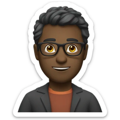 Informatician With glasses like a moderator Discord sticker