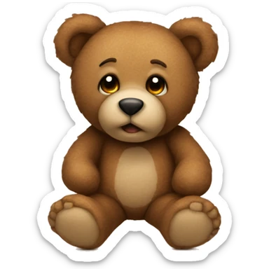 teddy bear sticker
