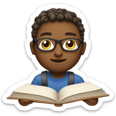 hard-work studying sticker